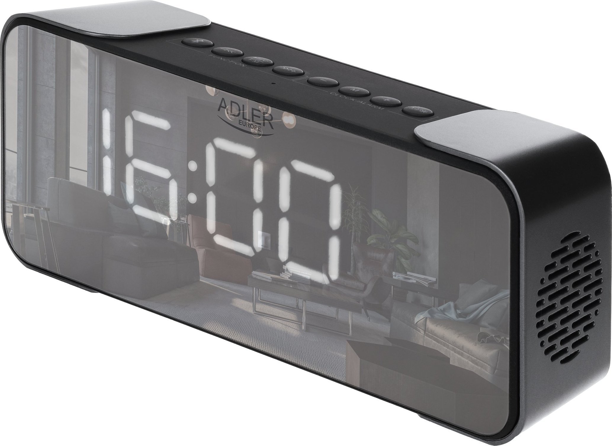 Radioclock AD1190 silver radio, radiopulksteņi