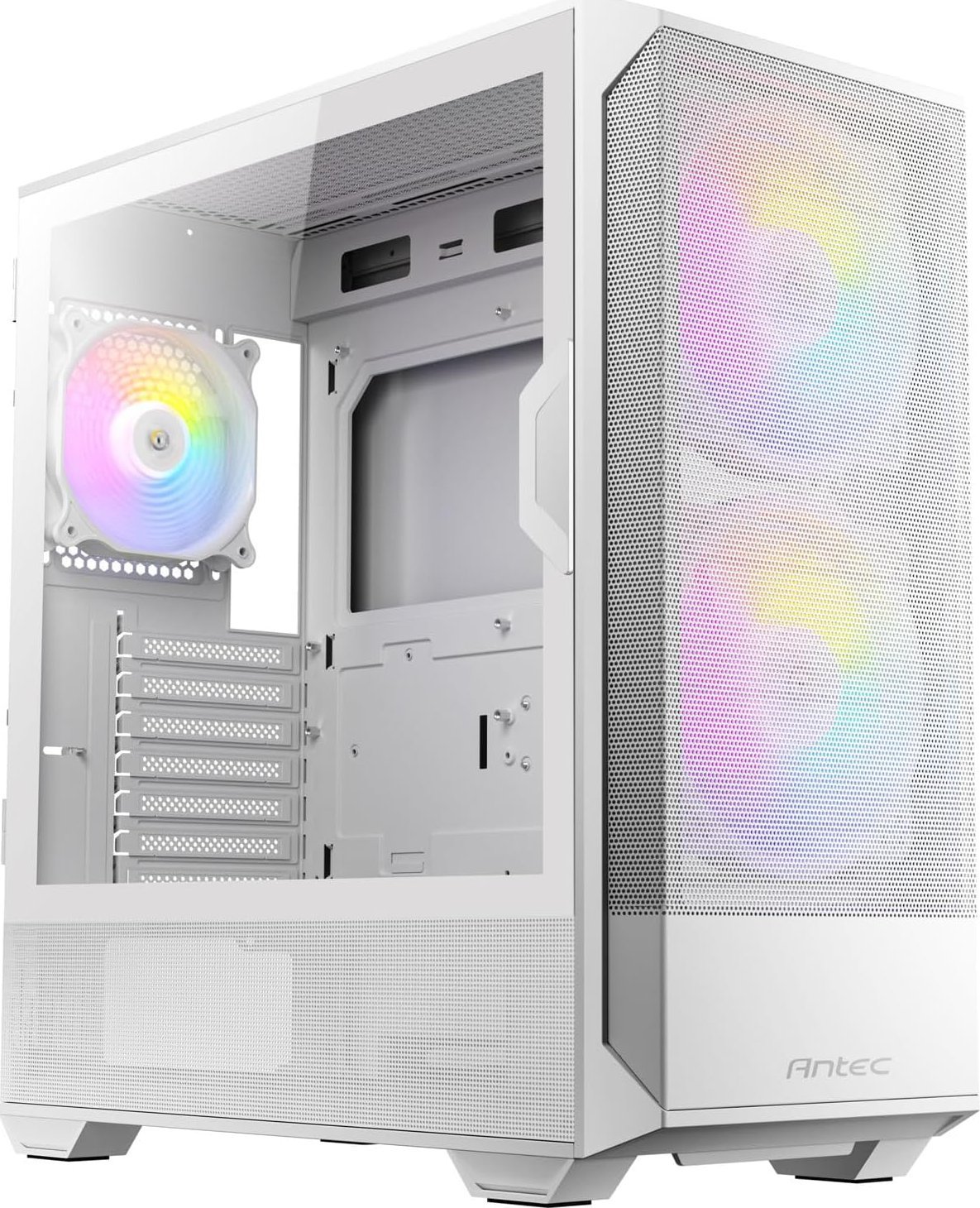 Geh Antec New Gaming   NX416L White      Midi Tower     weis retail Datora korpuss