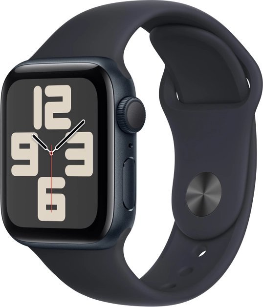 Smartwatch Apple Watch SE 2023 GPS 40mm Midnight Alu Sport M/L Czarny (MR9Y3QI/A) MR9Y3 (0195949003615) Viedais pulkstenis, smartwatch