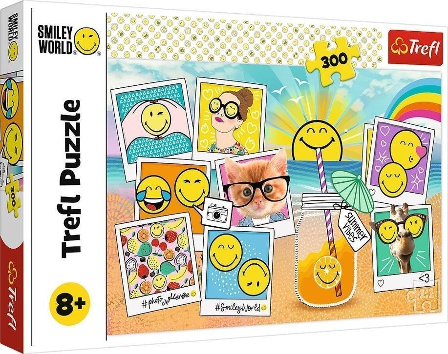 Trefl Puzzle 300 Smiley na wakacjach TREFL 512861 (5900511230192) puzle, puzzle