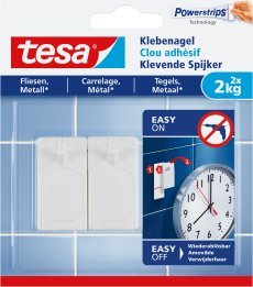 1x2 Tesa Adhesive Nail       2kg for Tiles & Metal          77762 biroja tehnikas aksesuāri