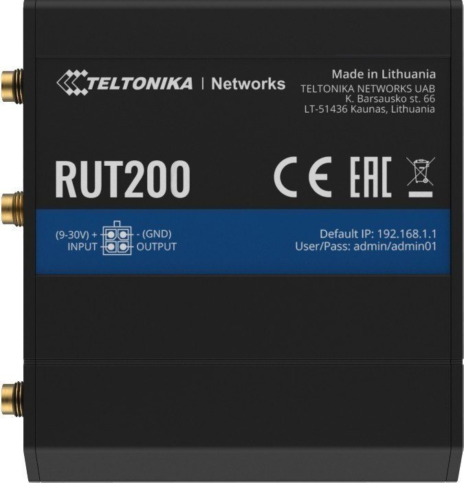 Router Teltonika RUT200 RUT200 000000 (4779051840229) Rūteris