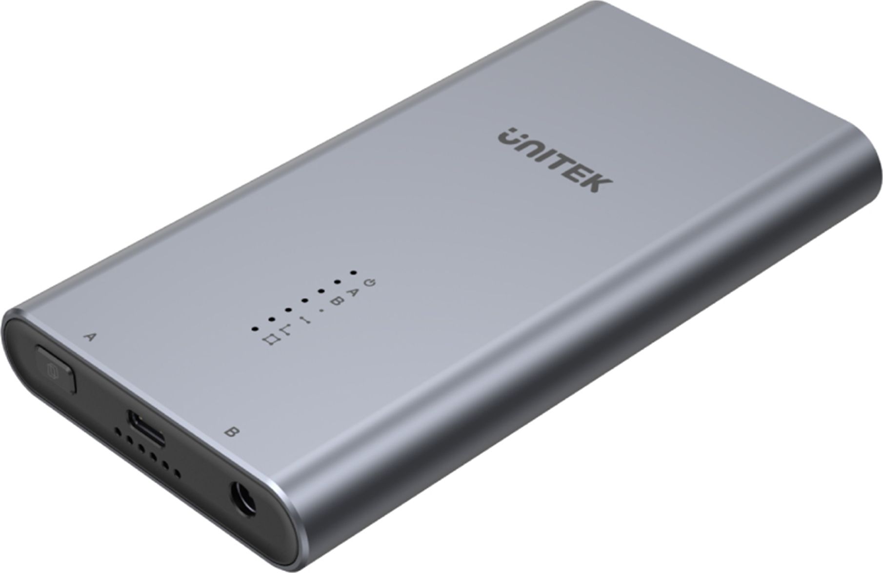 UNITEK S1206A SolidForce USB-C to PCIe/NVMe M.2 SSD 10Gbps Dual Bay Enclosure with Offline Clone cietā diska korpuss