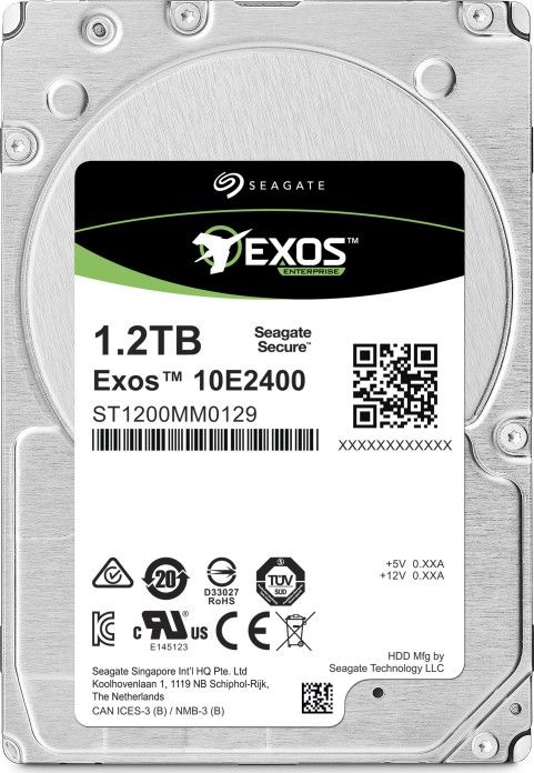 SEAGATE EXOS 10E2400 1200GB HDD 512N cietais disks