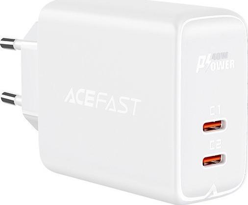 Ladowarka Acefast 2x USB-C 2.4 A (6974316280200) iekārtas lādētājs