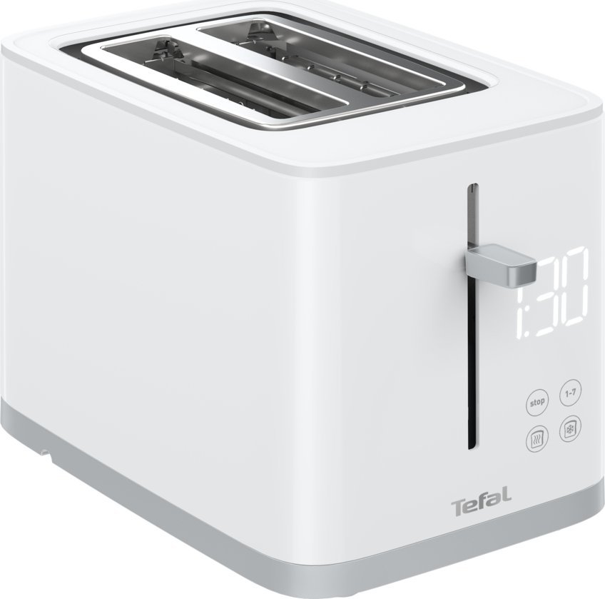 TEFAL Toaster TT693110 Power 850 W, Number of slots 2, Housing material Plastic, White Tosteris