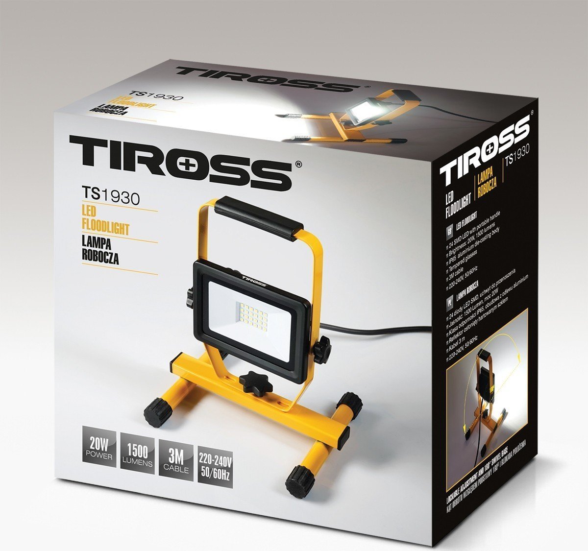 Tiross Lampa robocza TS-1930 Tiross 6603606 (5901698504175)