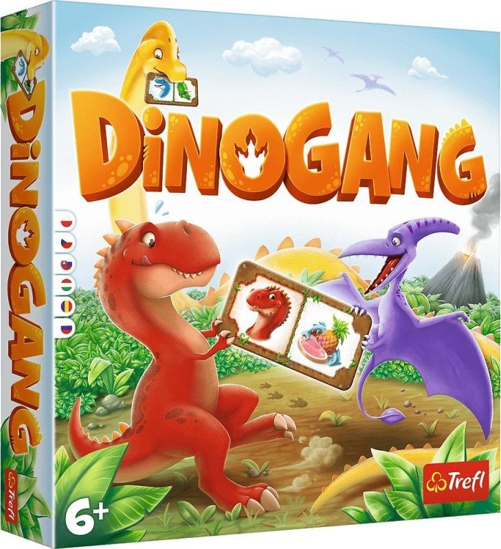 Trefl Gra planszowa Dinozaury DinoGang GXP-759875 (5900511020809) galda spēle