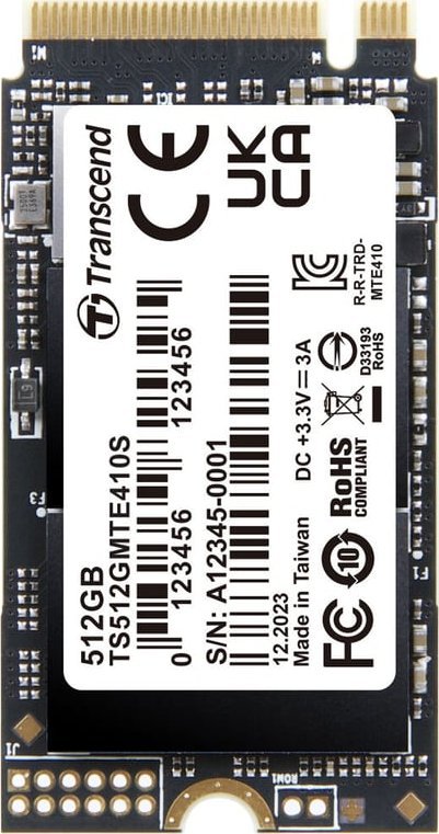 TRANSCEND 512GB M.2 2242 PCIe Gen4x4 SSD disks