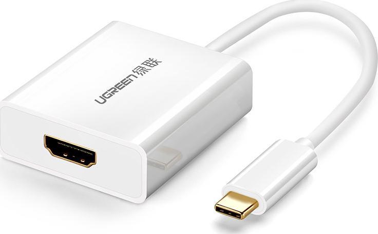 Adapter USB Ugreen USB-C - HDMI Bialy  (UGR1279WHT) UGR1279WHT (6957303842735)