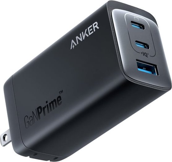 Anker GaNPrime 737 120W 1x USB-A 2x USB-C USB centrmezgli