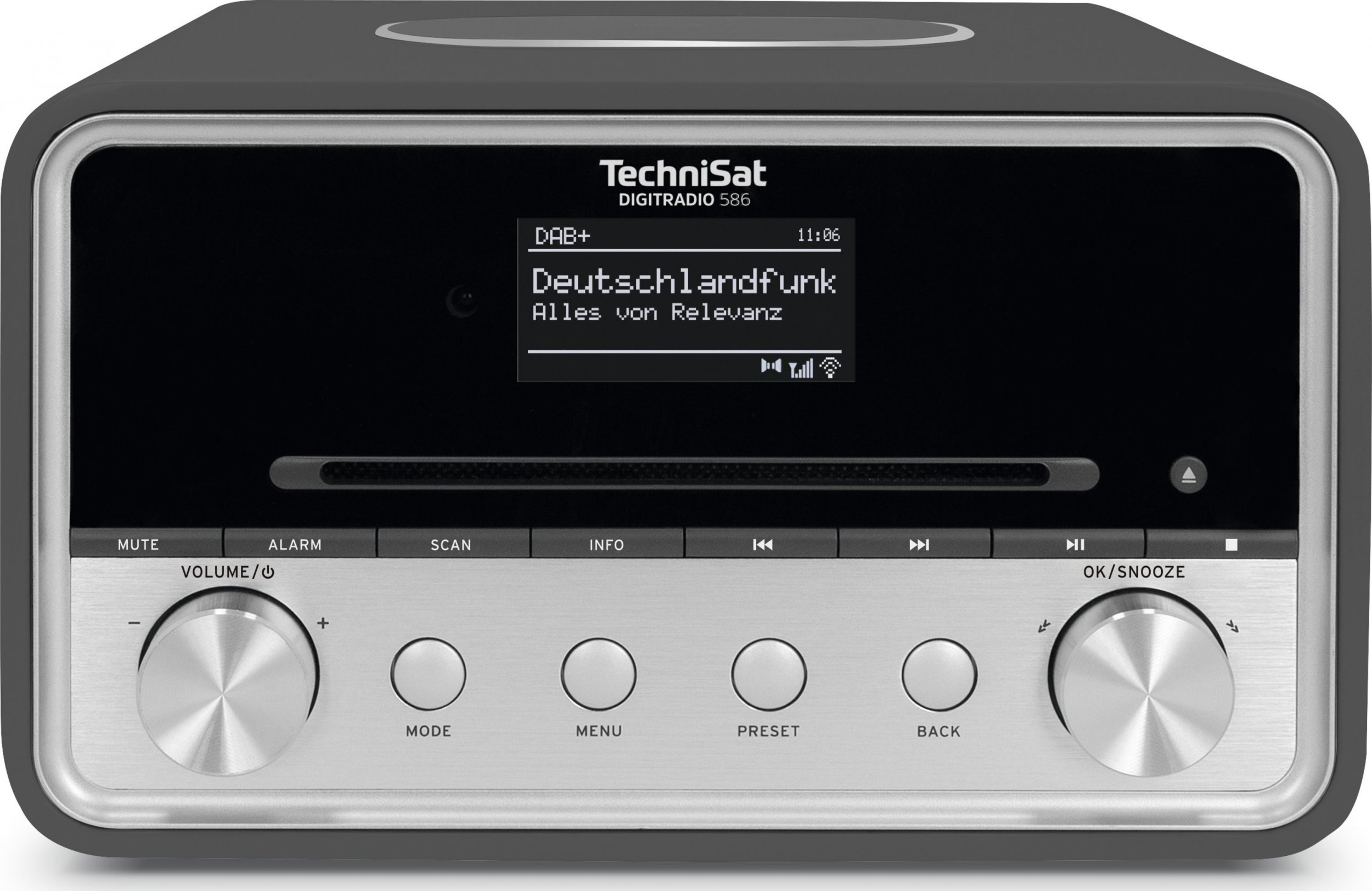 Technisat DigitRadio 586 anthracite/silver radio, radiopulksteņi