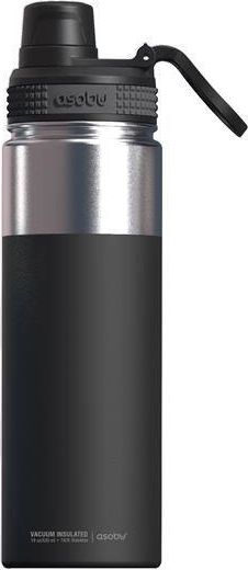 Asobu Alpine Flask Bottle Black, 0.53 L Virtuves piederumi