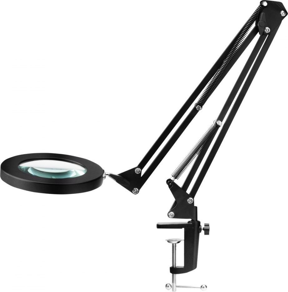 Activeshop LED GLOW 308 TABLETOP MAGNIFYING LAMP BLACK apgaismes ķermenis