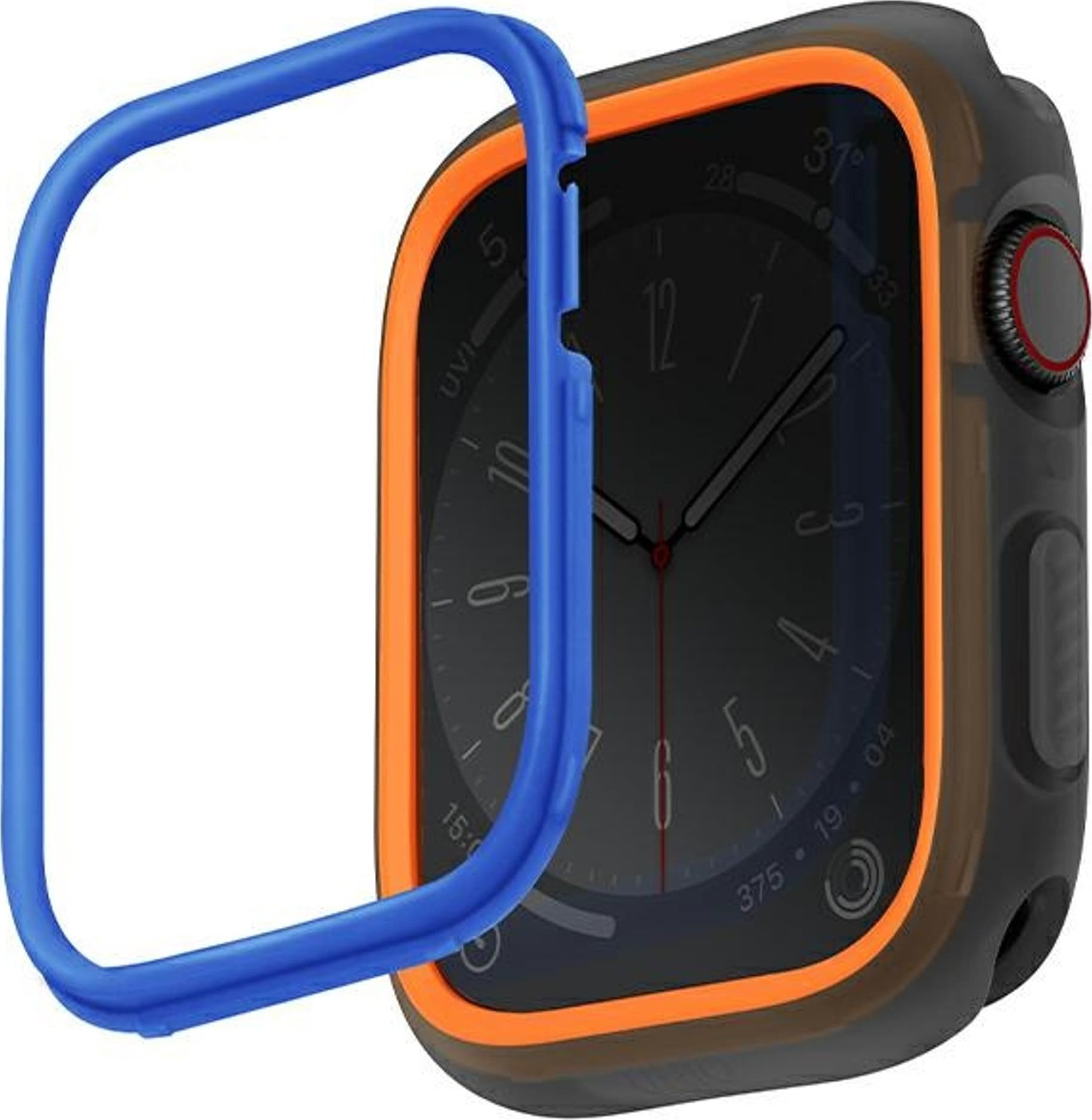 Uniq Etui UNIQ Moduo Apple Watch 4/5/6/7/SE/8 44/45mm pomaranczowy-niebieski/orange-blue UNIQ901 (8886463684429)