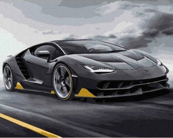 Malowanie po numerach - Lamborghini 40x50 6014417694619 (6014417694619)