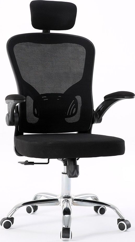 Topeshop FOTEL DORY CZERN office/computer chair Padded seat Mesh backrest datorkrēsls, spēļukrēsls