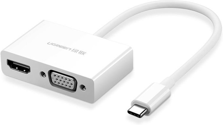 Stacja/replikator Ugreen USB-C (MM123) UGR1280WHT (6957303838431) dock stacijas HDD adapteri