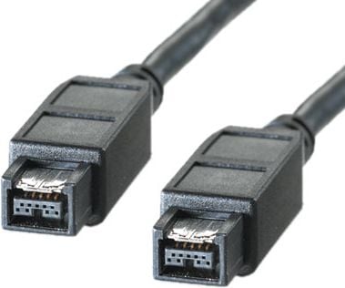 Roline Kabel, FireWire, IEEE1394b, 9/9-pin, A-A, 1.8m (11.02.9518) kabelis, vads