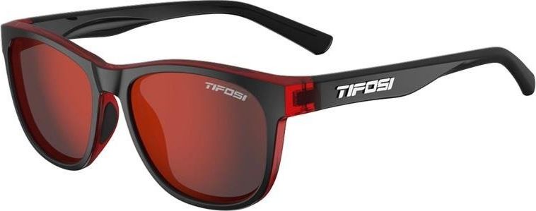 TIFOSI Okulary TIFOSI SWANK crimson/onyx (1 szklo Smoke Red 15,4% transmisja swiatla) (NEW) 305623-uniw (848869013508) saulesbrilles