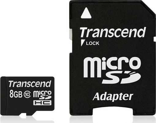TRANSCEND 8GB micro SDHC Card Class 10 atmiņas karte
