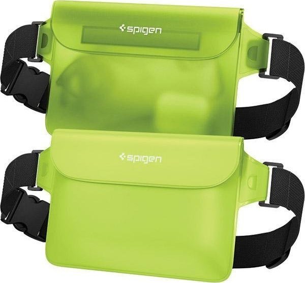 Spigen Universal Waterproof Case & Waist Bag Zielone AMP06023 Spi002455 (8809896743716)