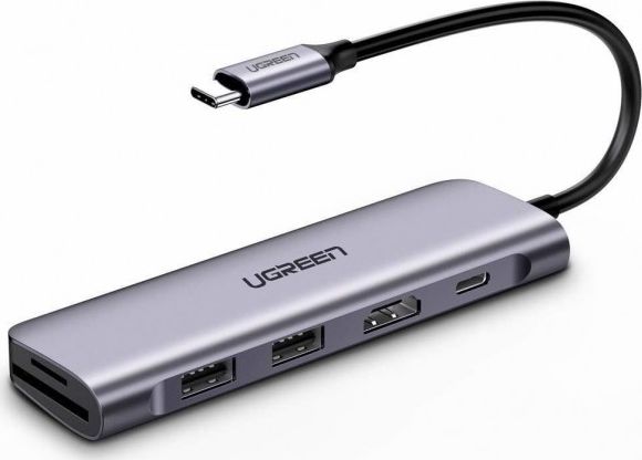Stacja/replikator Ugreen CM195 USB-C (70411) 70411 (6957303874118) dock stacijas HDD adapteri