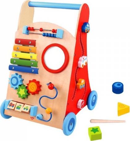 Tooky Toy TOOKY TOY Wielofunkcyjny Chodzik Pchacz Panel Edukacyjny Dla Dzieci TKC409A (6970090046148) Bērnu staigulis