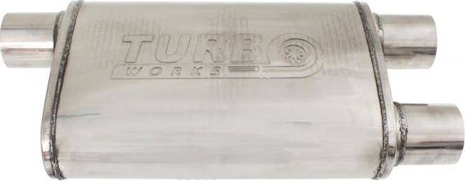 TurboWorks Tlumik Srodkowy Tylny 76mm TurboWorks LT 304SS 7918783 (5903713096078)