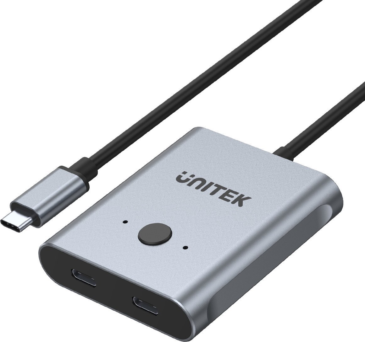 UNITEK SWITCH USB-C BIDIRECTIONAL, 4K 144HZ, PD adapteris