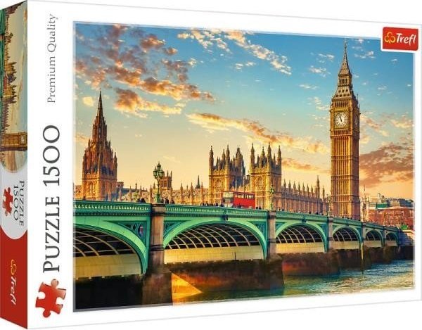 Trefl Puzzle 1500el Londyn, Wielka Brytania 26202 Trefl 26202 TREFL (5900511262025) puzle, puzzle