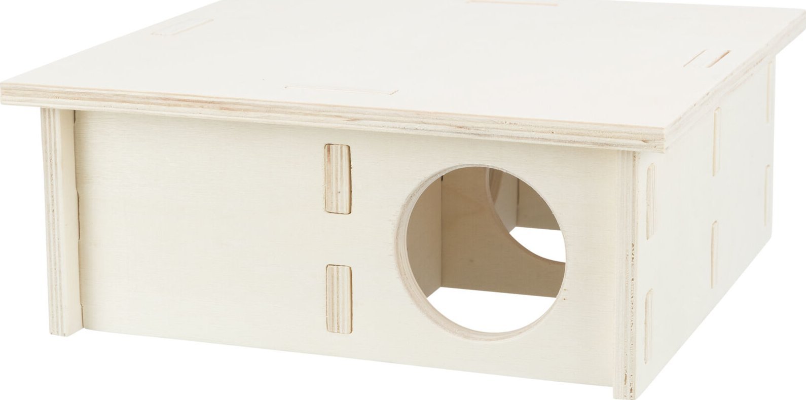 Trixie Domek czterokomorowy, dla myszy/chomikow, drewno, 25  times  10  times  25 cm TX-61234 (4047974612347) grauzējiem