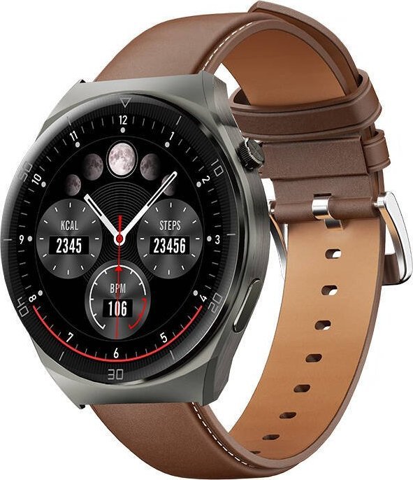 Smartwatch Aukey Smartwatch 2 ultra Aukey SW-2U (skorzany brazowy) Viedais pulkstenis, smartwatch