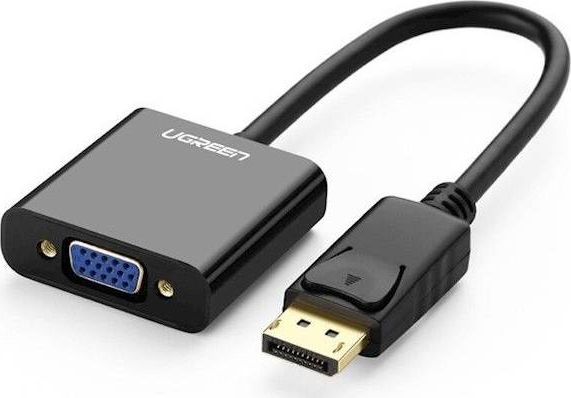 Adapter AV Ugreen DisplayPort - D-Sub (VGA) czarny (UGR536BLK) UGR536BLK (6957303824151)