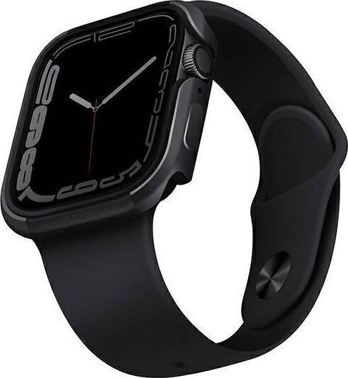 Uniq UNIQ etui Valencia Apple Watch Series 4/5/6/7/SE 45/44mm. grafitowy/graphite UNIQ595GPH (8886463680049)