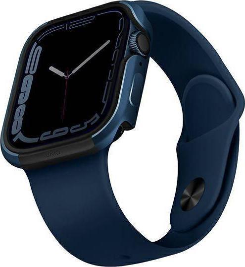 Uniq UNIQ etui Valencia Apple Watch Series 4/5/6/7/SE 45/44mm. niebieski/blue UNIQ596BLU (8886463680056)