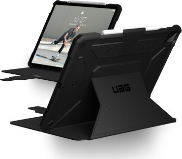 Etui na tablet Urban Armor Gear UAG Metropolis - obudowa ochronna do iPad Pro 12.9" 4/5G z uchwytem do Apple Pencil (czarna) planšetdatora soma