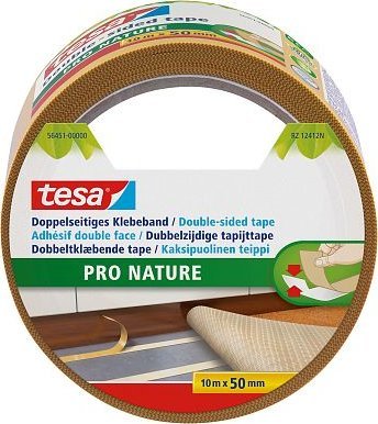 tesa doppelseitiges Klebeband Pro Nature 10m 50mm