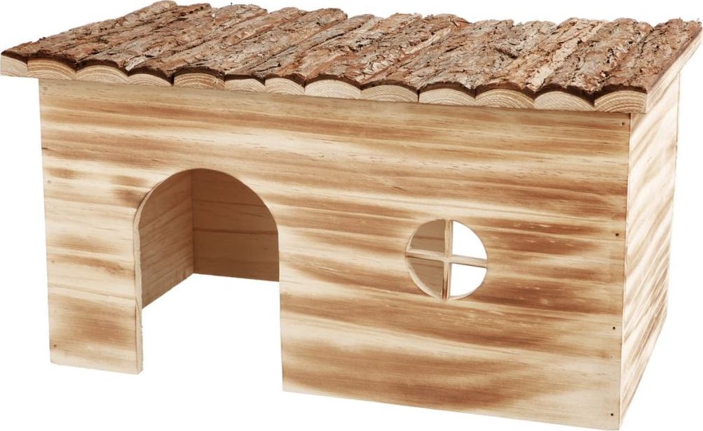 Trixie TRIXIE Domek dla gryzoni Natural Living Grete, 45x24x28 cm, 61975 408457 (4011905619750) grauzējiem
