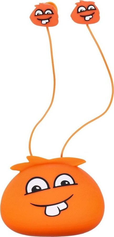 Sluchawka Techonic Zestaw sluchawkowy / sluchawki JELLIE MONSTER Orange YLFS-01 pomaranczowy 5903396142017 (5903396142017) brīvroku sistēma telefoniem