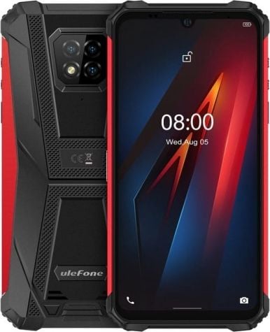 Ulefone Armor 8 15.5 cm (6.1") Dual SIM Android 10.0 4G USB Type-C 4 GB 64 GB 5580 mAh Red 6937748733751 Mobilais Telefons