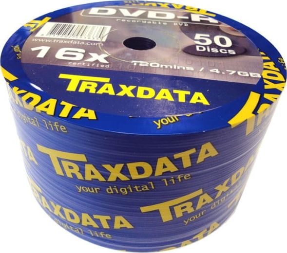 Traxdata DVD-R 4.7 GB 16x 50 sztuk (TRD50S-) TRD50S- (8717202992768) matricas