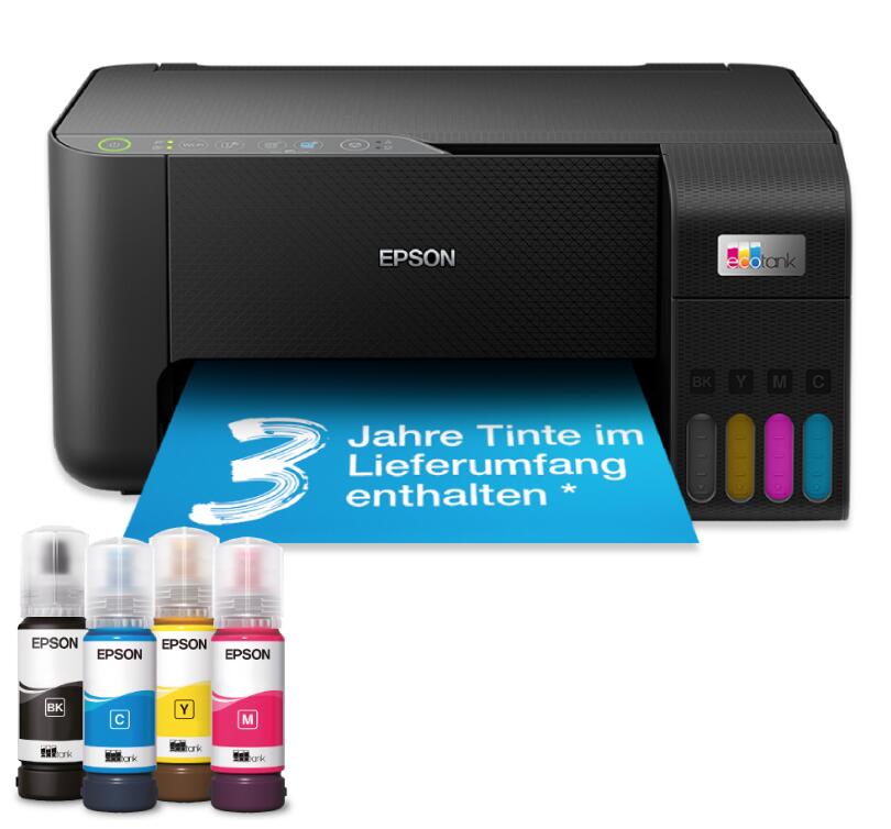 EcoTank ET-2860 - Multifunktionsdrucker - Farbe - Tintenstrahl - ITS - A4 (Me... printeris