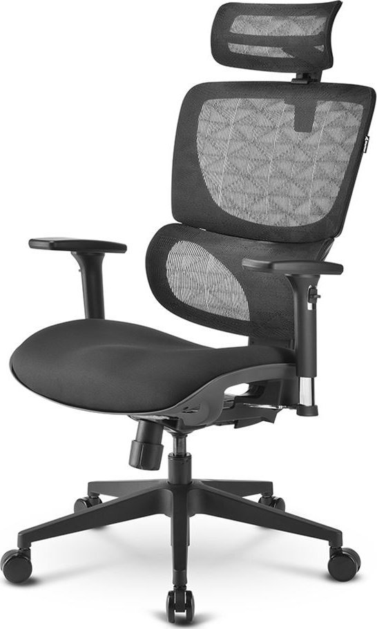 Sharkoon Burostuhl OfficePal C30   Fabric/Mesh schwarz datorkrēsls, spēļukrēsls