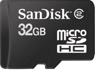 Sandisk 32 GB, MicroSDHC, Flash memory class 4 atmiņas karte