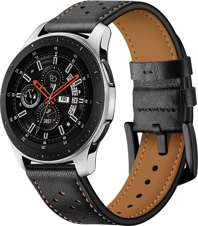 Tech-Protect TECH-PROTECT LEATHER SAMSUNG GALAXY WATCH 42MM BLACK 91031662 (5906735412536)