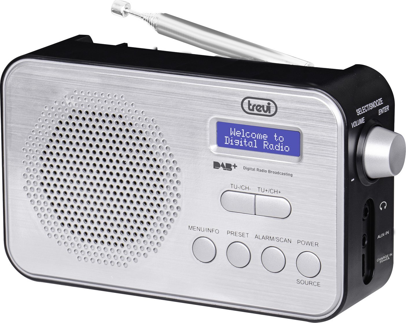 Radio Trevi Radio DAB 7F9200 R Trevi black 10141977 (8011000025414) radio, radiopulksteņi