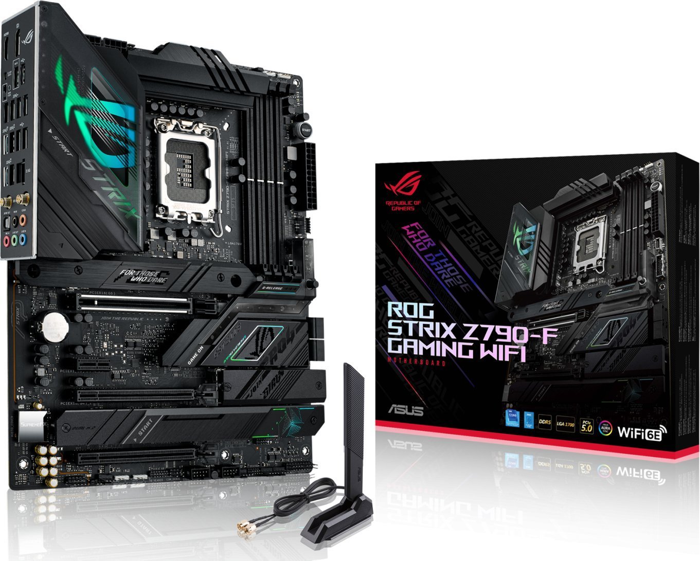 ASUS ROG STRIX Z790-F GAMING WIFI pamatplate, mātesplate