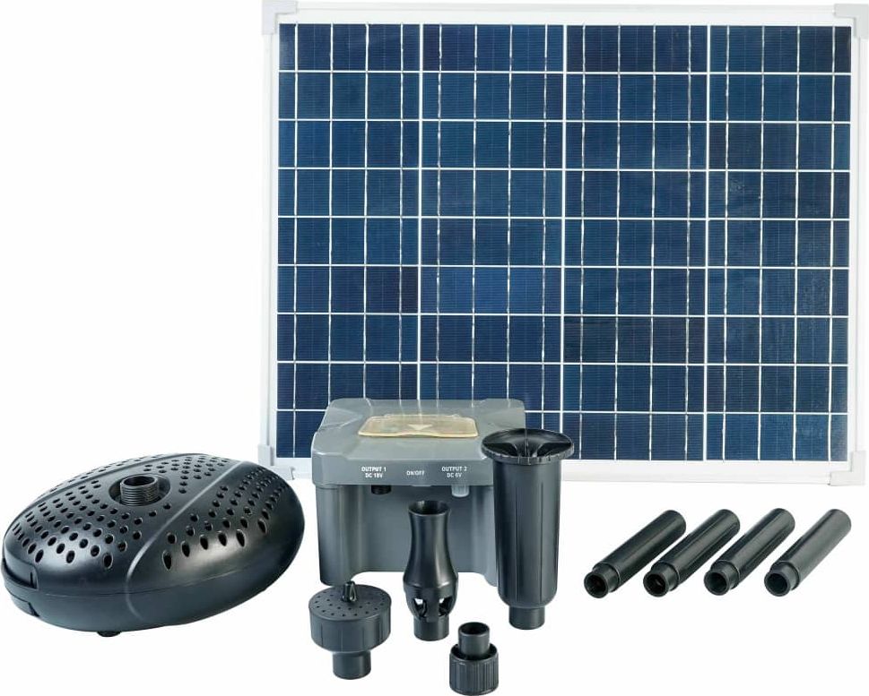 Ubbink Ubbink SolarMax 2500, zestaw z panelem slonecznym, pompa i bateria 423553 (8711465511834)