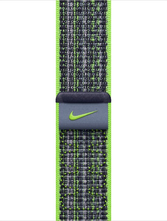 Bright Green/Blue Nike Sport Loop 41 mm